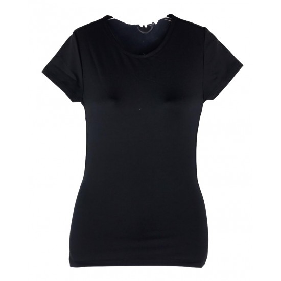 CAMISETA TRINYS COM TELINHA - BLACK/BLACK